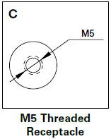 M5 Threaded Receptacle